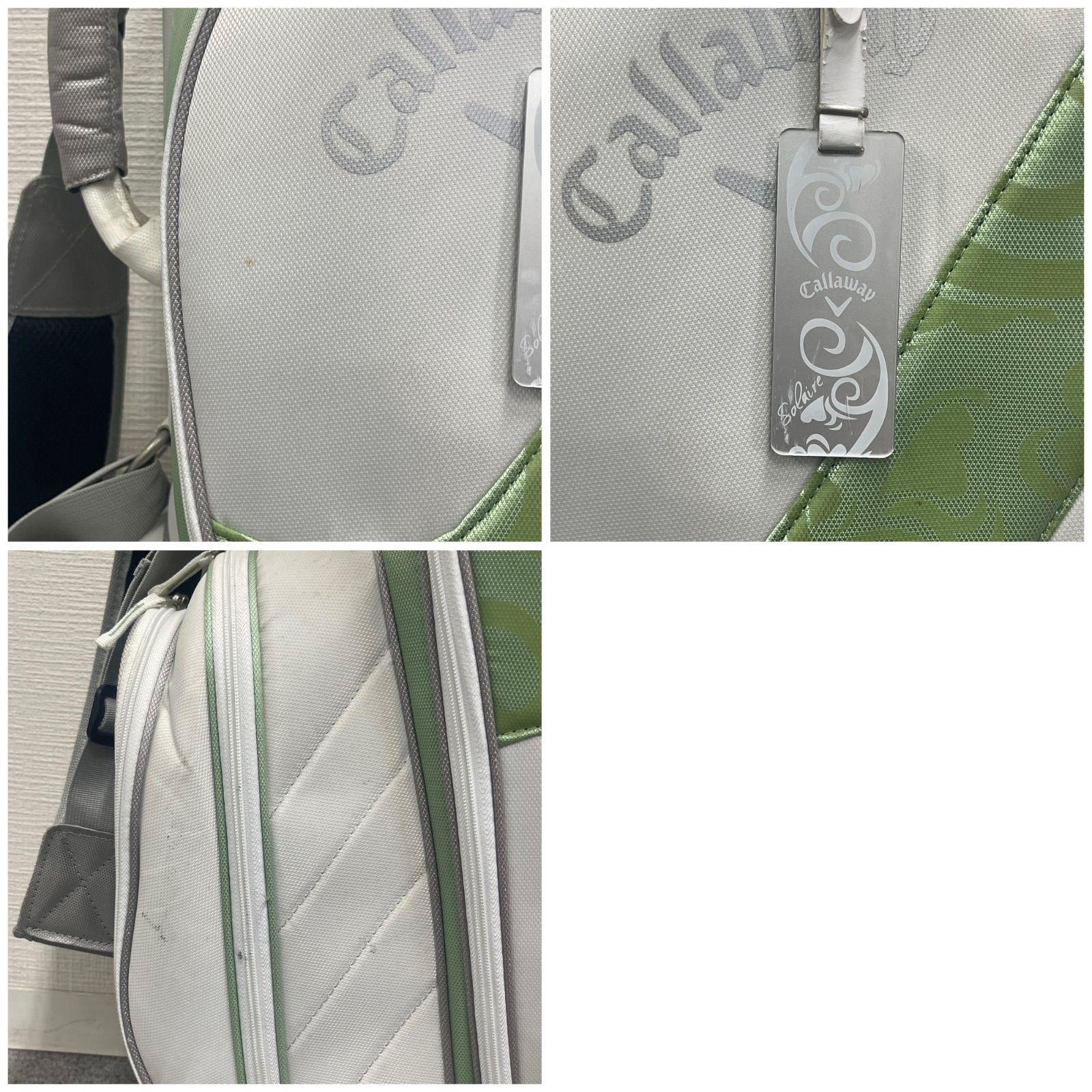 キャロウェイ ソレイル キャディーバッグ ゴルフバッグ　グリーン　緑 NPA】Callaway Solaire キャロウェイ ソレイユ ソレイル キャディ