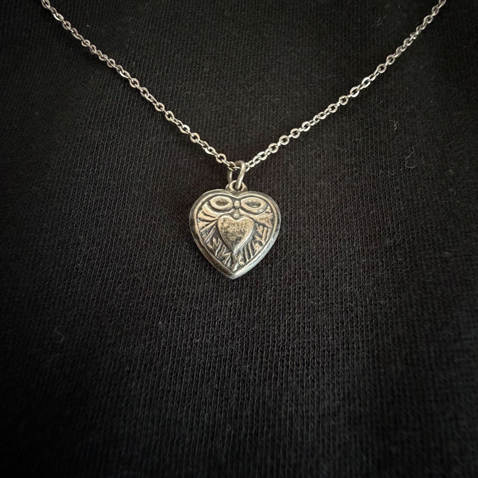 ⑥【40s Sweetheart Jewelry】 スウィートハートジュエリー WW2 リボン 