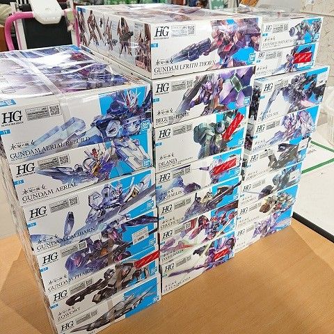 【まとめ売り】BANDAI HG 水星の魔女 ガンプラ エアリアル キャリバーン ファラクト 他パーツユニット 21点セット 10,500円