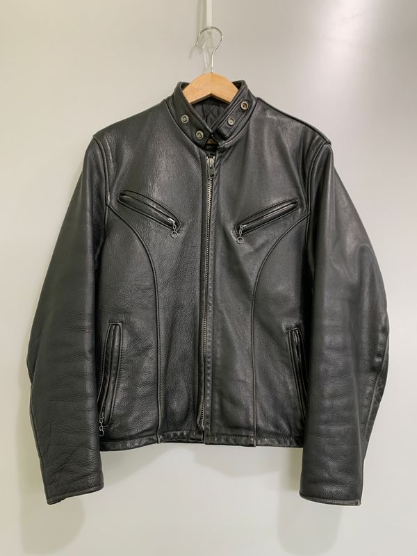【中古品】 DUROJAC デュロジャック 80S SCHOTT SINGLE RIDERS シングル ライダースジャケット アウター 【145-260508-AS-51-min】