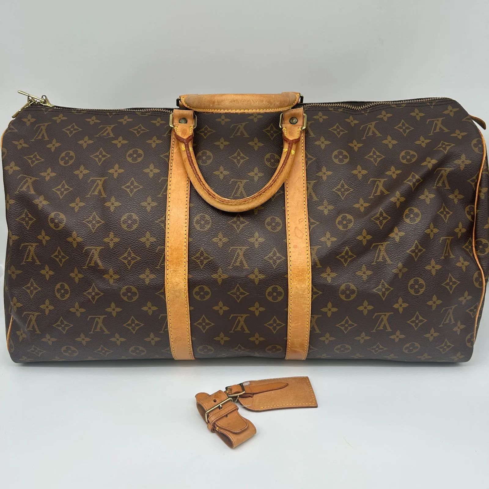 LOUIS VUITTON （ルイヴィトン） キーポル55 M41424 VI0943 ネームタグ,ポワニエ【中古】