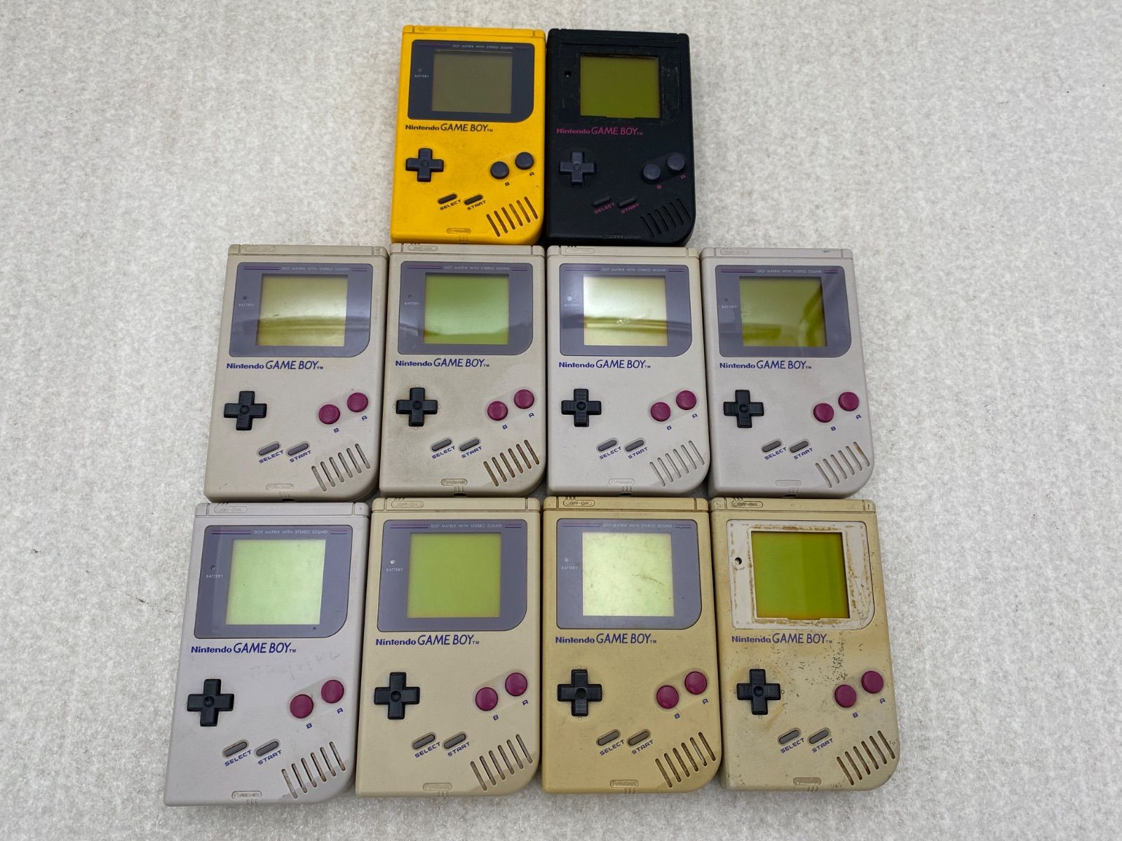 Nintendo 初代ゲームボーイ本体　ジャンク品　１０点