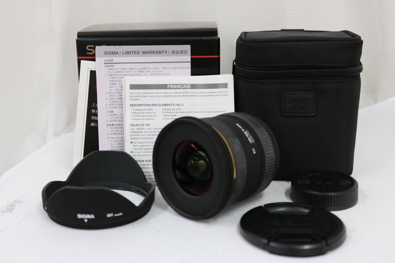【返品保証】 【元箱付き】シグマ Sigma EX 10-20mm F4-5.6 DC HSM ニコンマウント レンズ e11413
