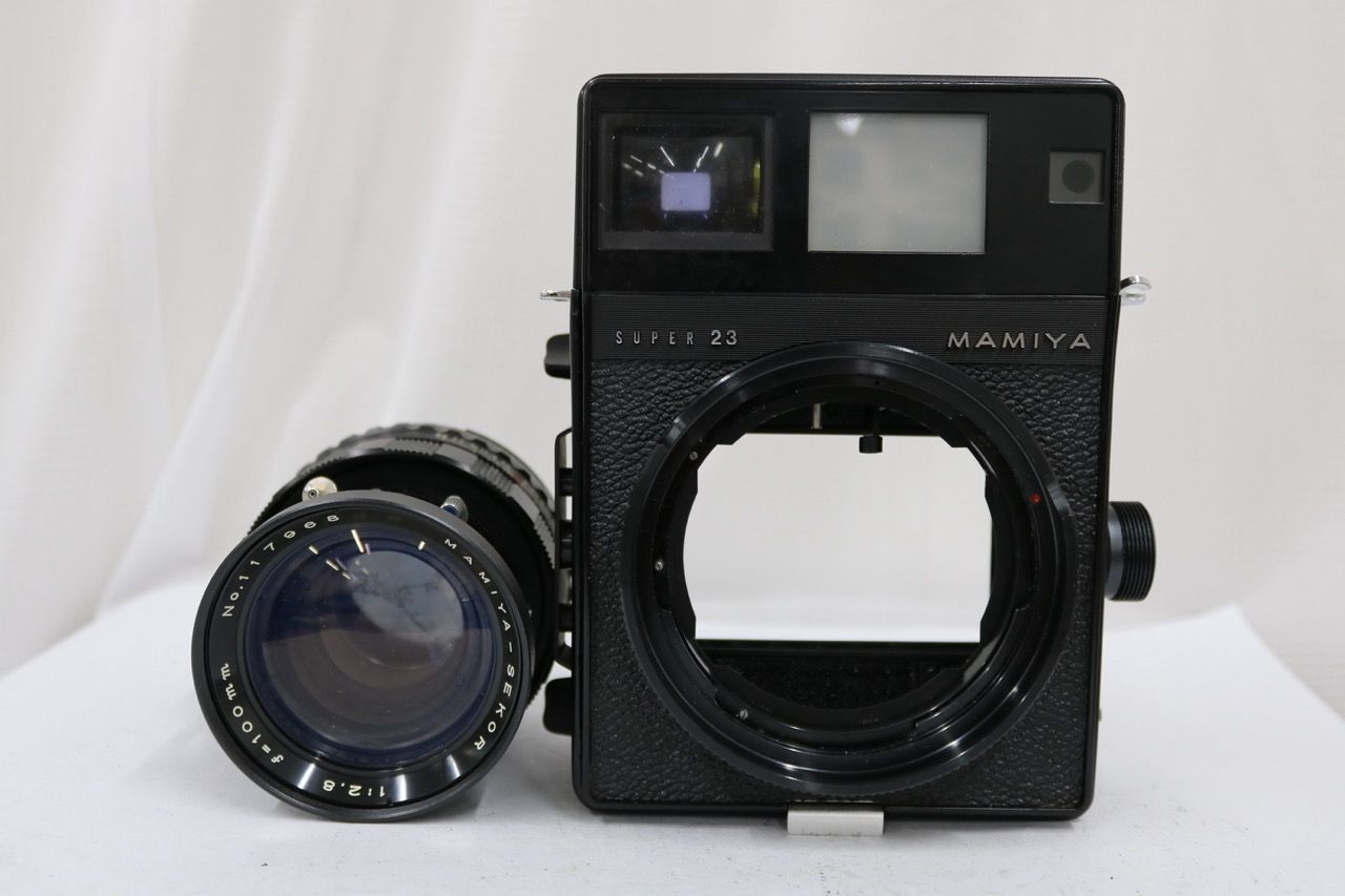 【訳あり品】 マミヤ Mamiya Super 23 Sekor 100mm F2.8 付属品多数 中判カメラ e11468