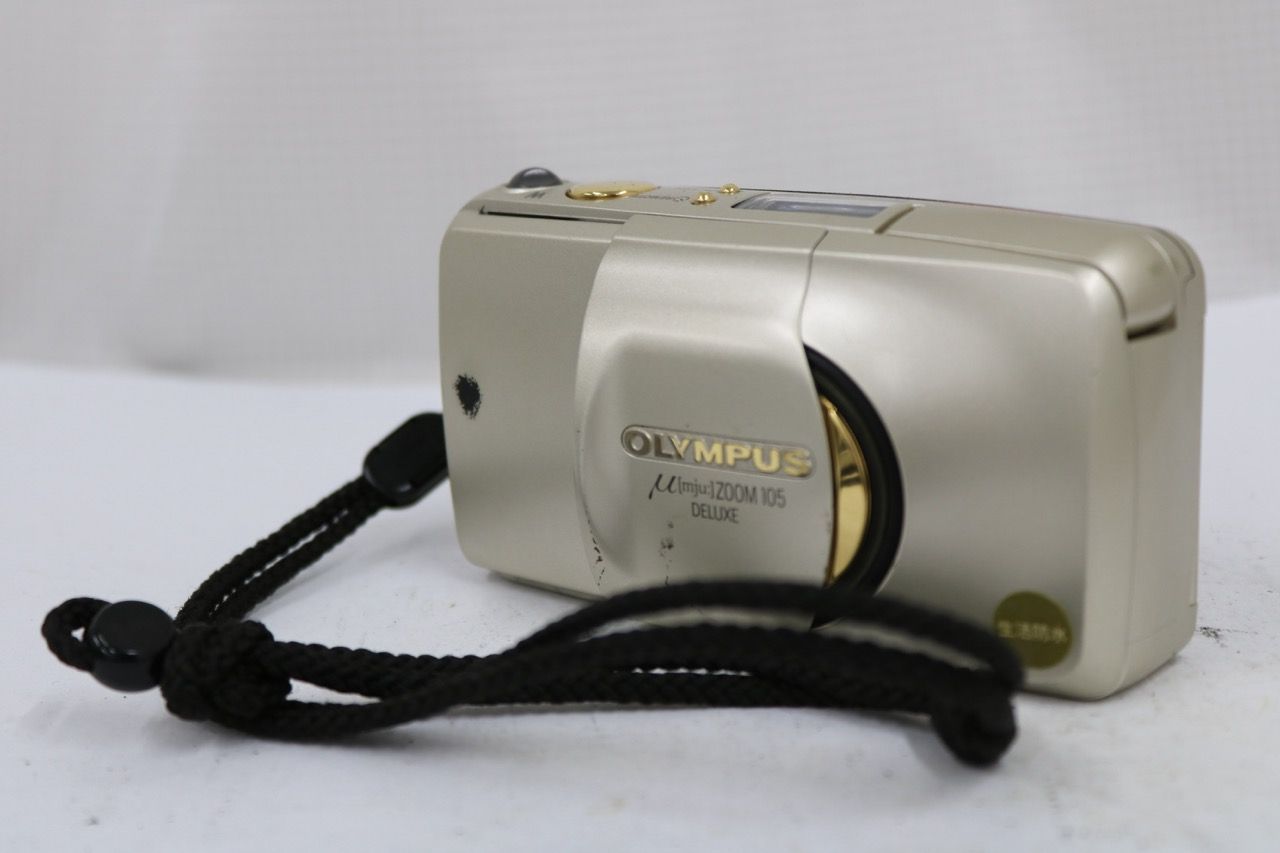 【返品保証】 オリンパス Olympus μ mju ZOOM 105 DELUXE 38-105mm コンパクトカメラ e11426