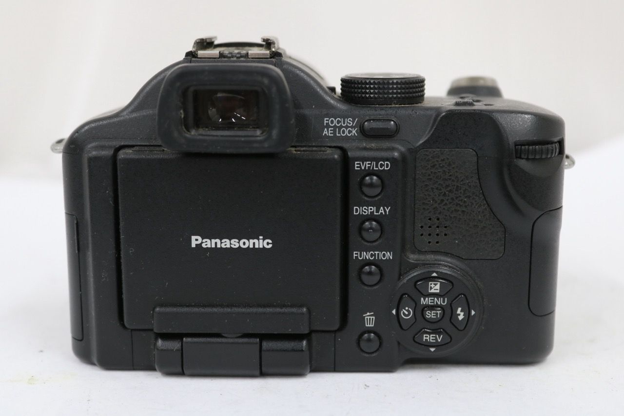 【返品保証】 パナソニック Panasonic LUMIX DMC-FZ50 12x ブラック バッテリー付き e11452
