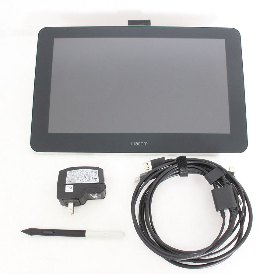 【美品】WACOM One Creative Pen Display DTC133W0D 液晶ペンタブレット ホワイト 液タブ ワコム 本体