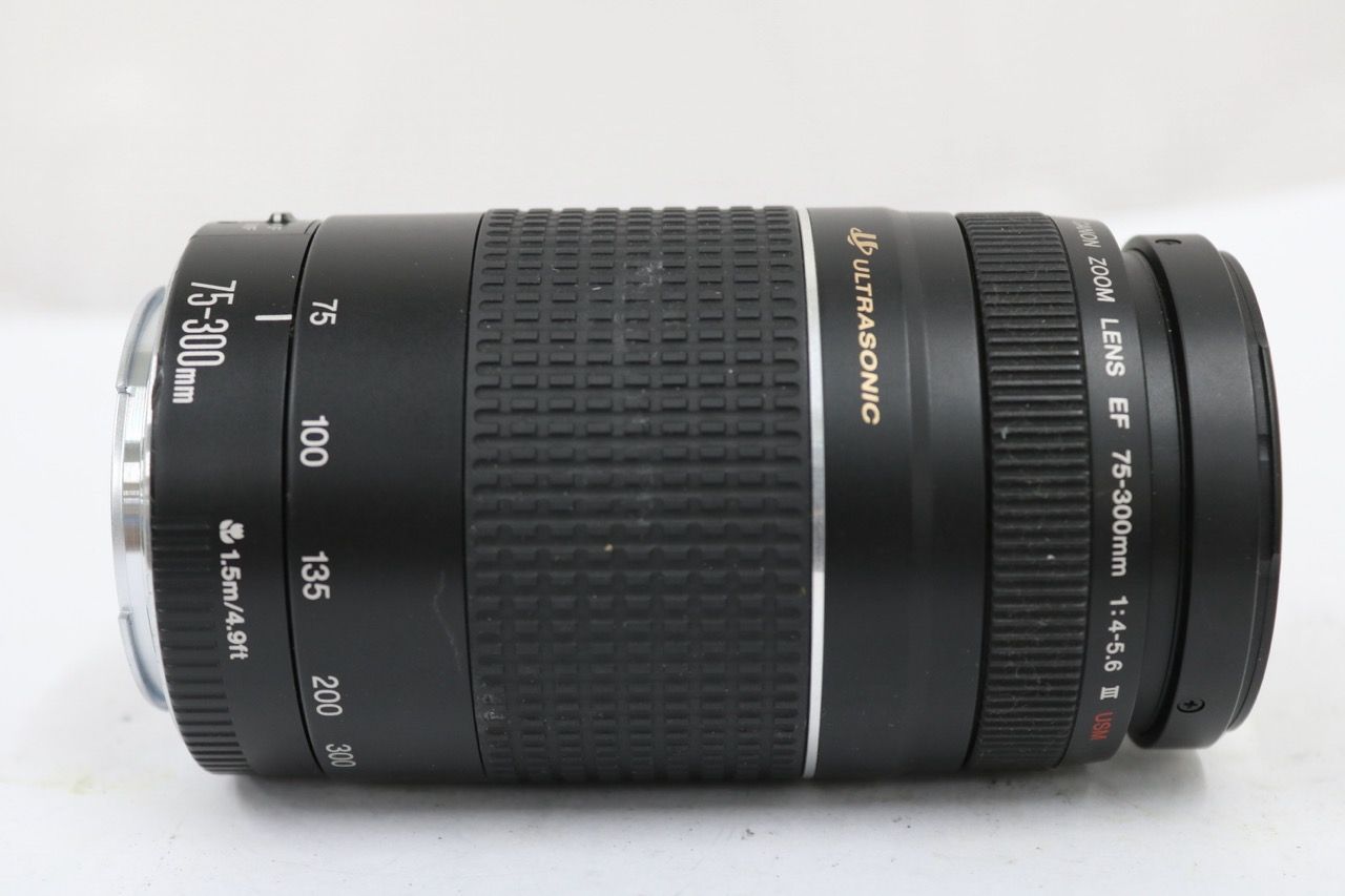 【返品保証】 キャノン Canon EF 75-300mm F4-5.6 III USM レンズ e11432