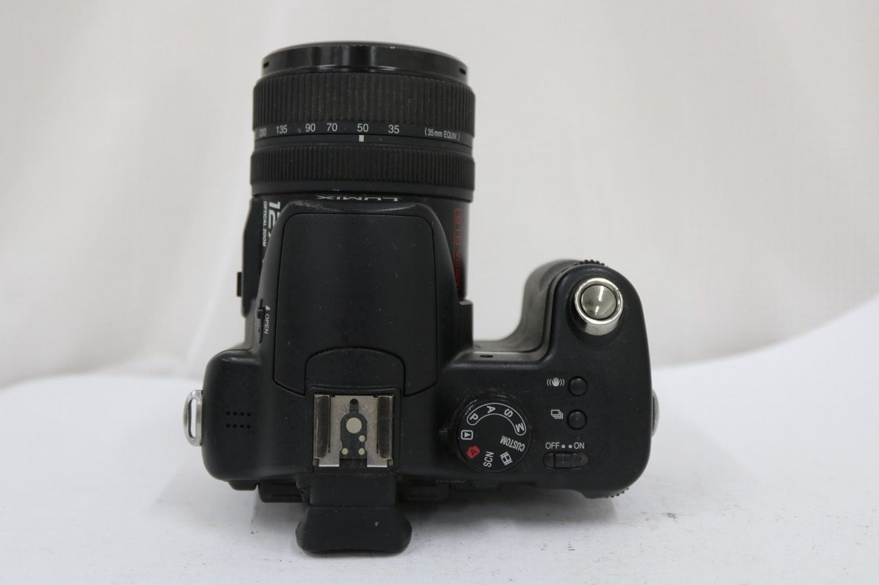 【返品保証】 パナソニック Panasonic LUMIX DMC-FZ50 12x ブラック バッテリー付き e11452