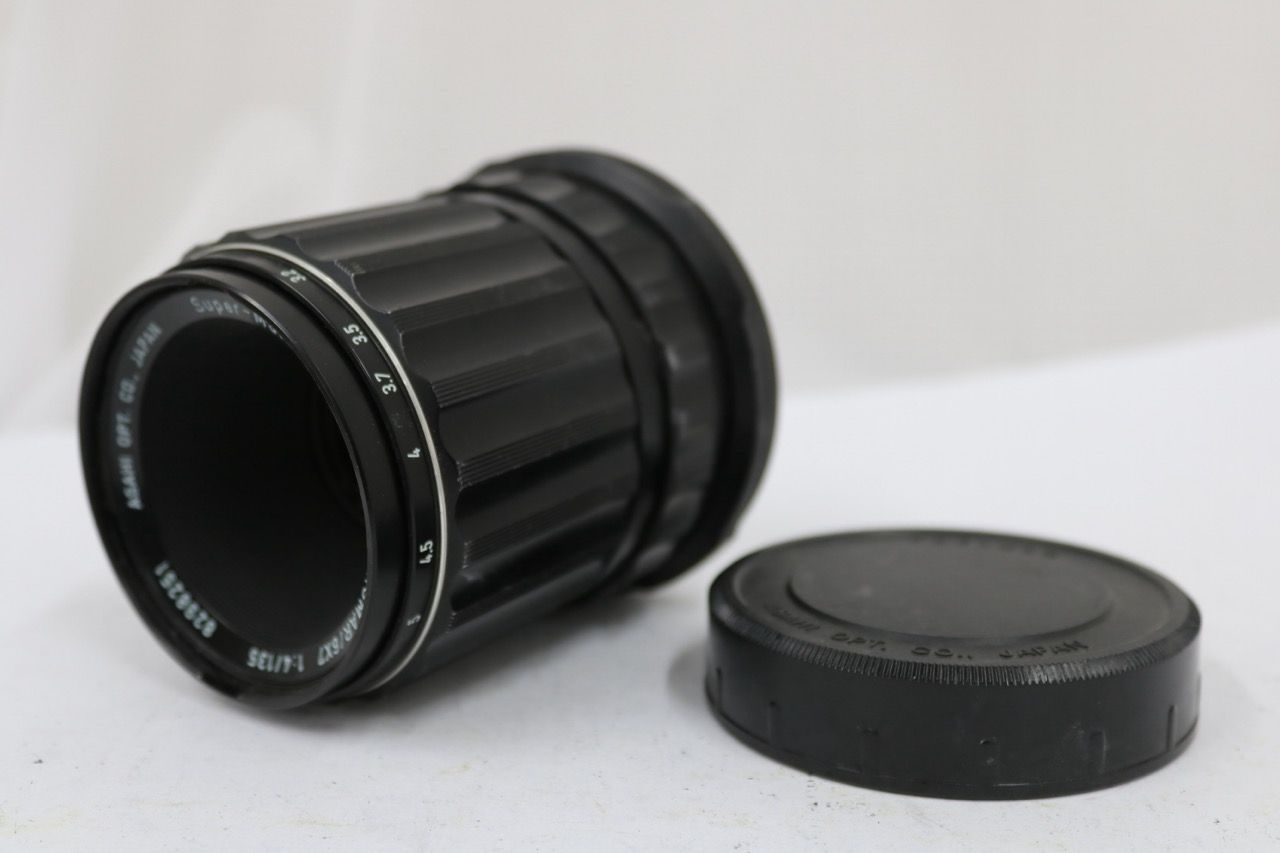 【返品保証】 ペンタックス Pentax Super-Multi-Coated MACRO-TALUMAR 6×7 135mm F4 中判レンズ e11416
