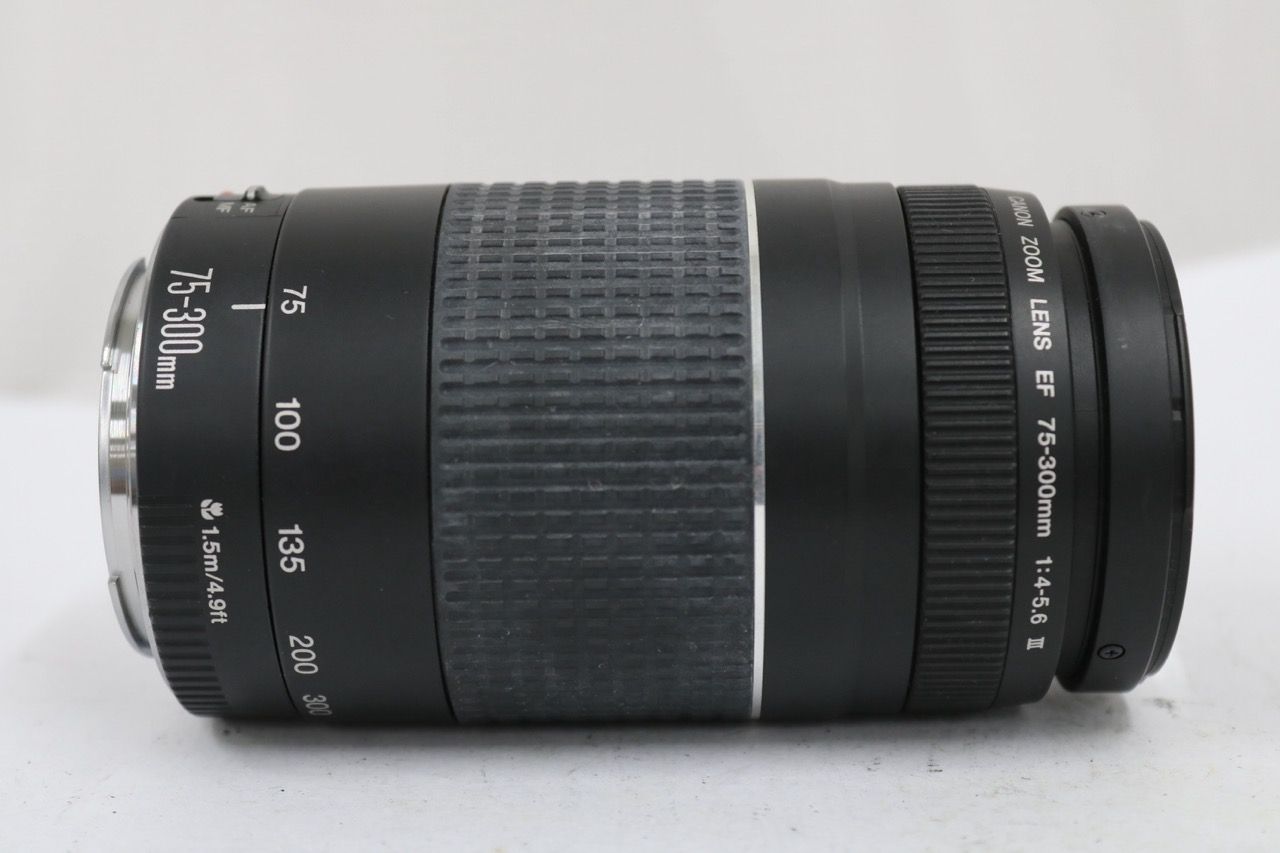 【返品保証】 キャノン Canon EF 75-300mm F4-5.6 III レンズ e11433 【返品保証】 キャノン Canon EF 75-300mm F4-5.6 III レンズ e11433