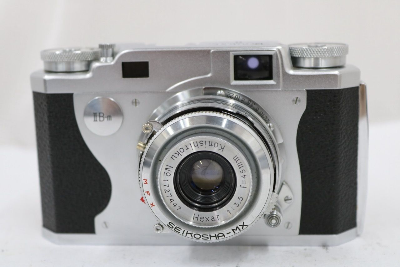 【返品保証】 コニカ KONICA II B-m Hexar 45mm F3.5 レンジファインダー カメラ e11421