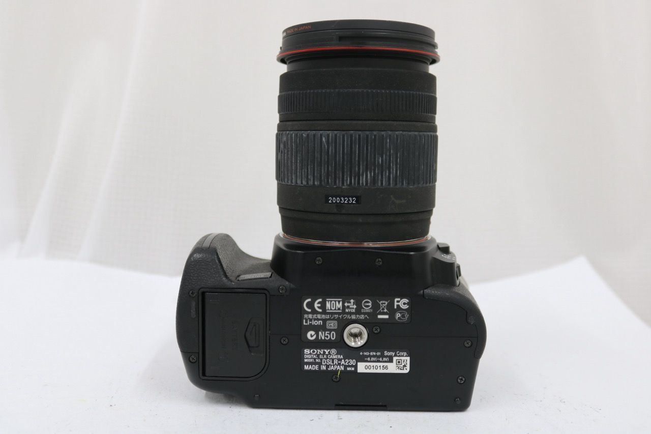 【返品保証】 ソニー Sony a DSLR-A230 Sigma 18-200mm F3.5-6.3 DC 付属品多数 デジタル一眼 e11442