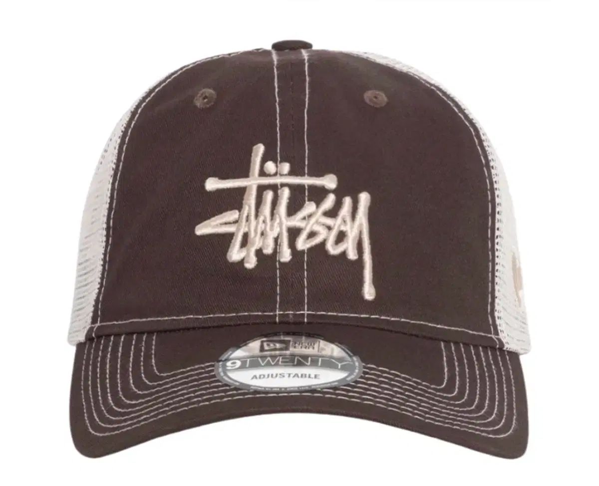STUSSY 帽子 NEW ERA 9Twenty ベーシック トラッカー ブラウン