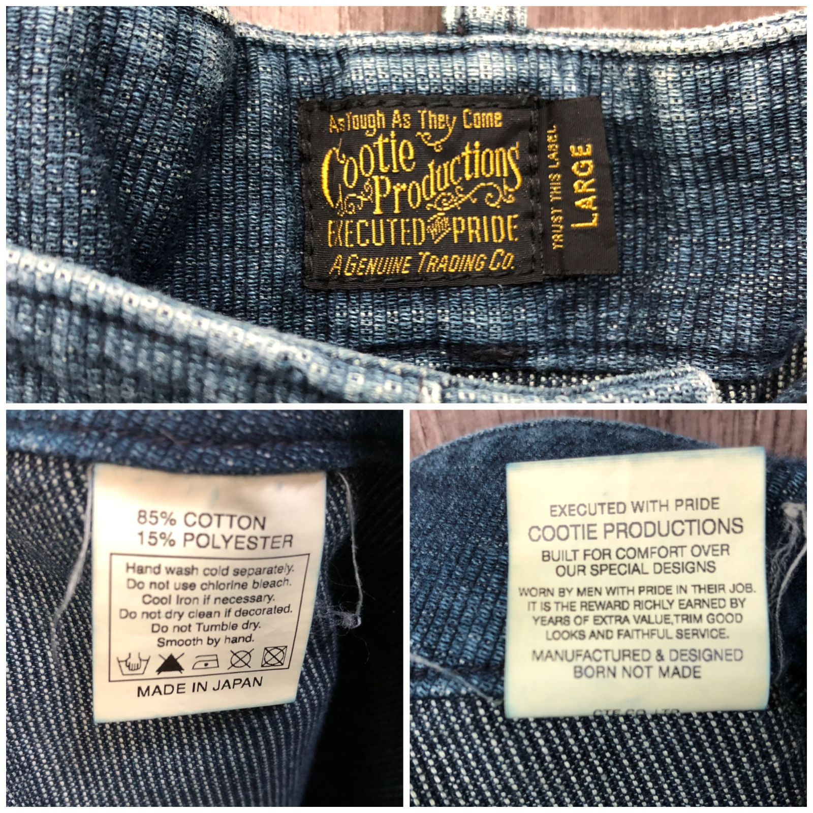 COOTIE PRODUCTIONS クーティープロダクションズ デニムパンツ ワーク 