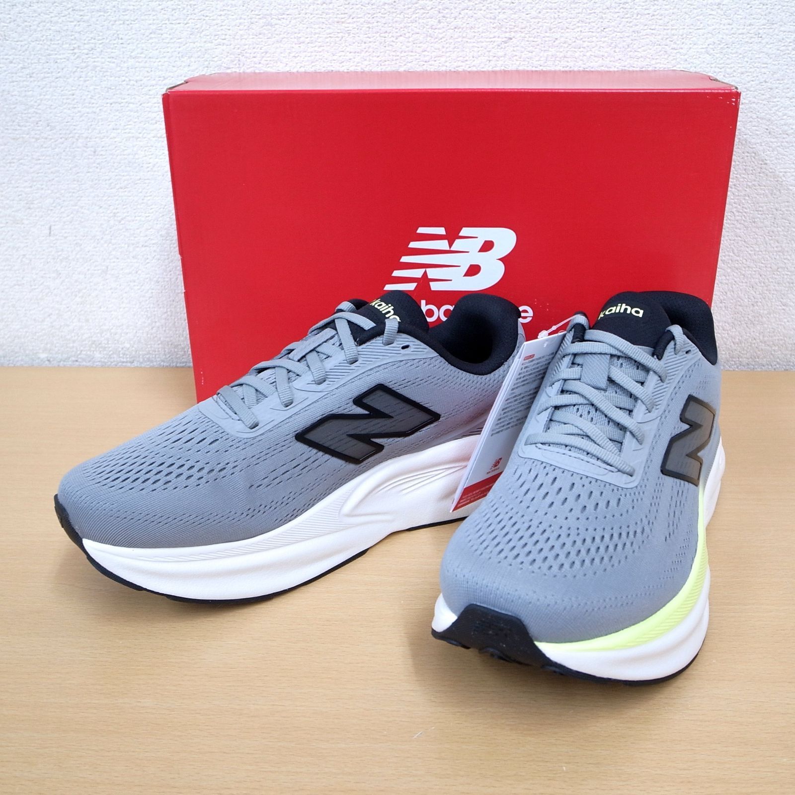 New Balance ニューバランス　Fresh Foam X Kaiha v2　スニーカー　ランニングシューズ　カジュアルシューズ　ウォーキンググシューズ　MKAIR5VJ　グレー　27.0cm　2E　M5004T