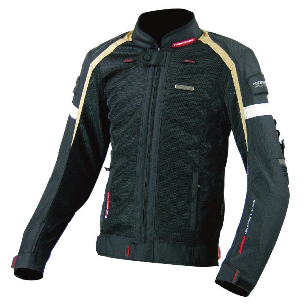 新品 KOMINE(コミネ) JK-047 SlimFIT Riding M-JKT black WM 07-047
