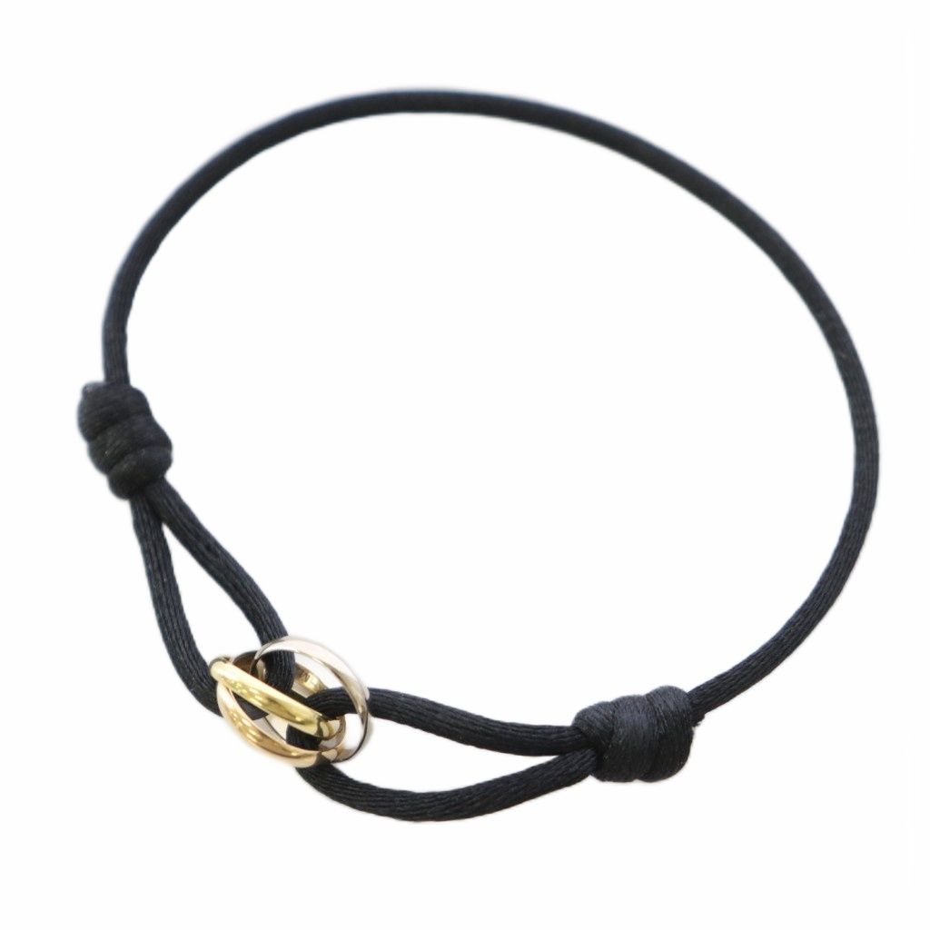 カルティエ Cartier Trinty bracelet cord トリニティブレスレット