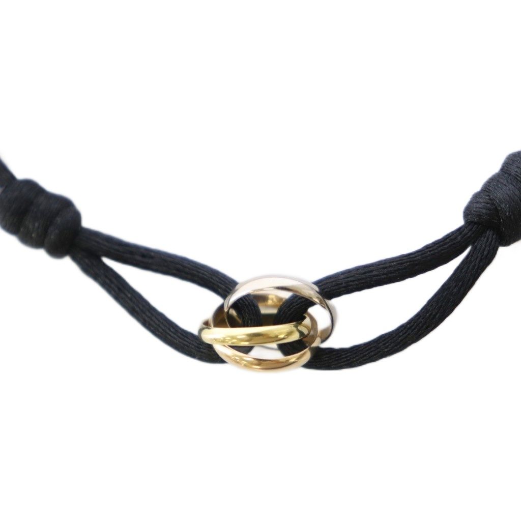 カルティエ Cartier Trinty bracelet cord トリニティブレスレット