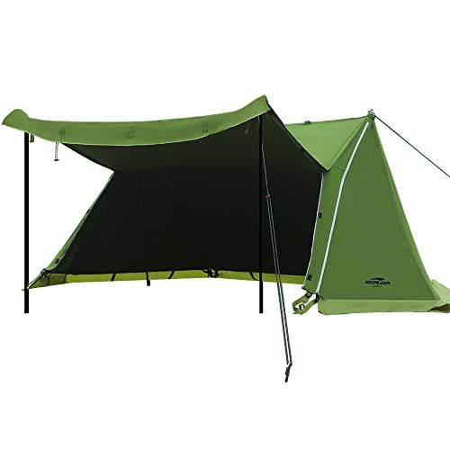 Soomloomミリタリーテント Military tent Multi 煙突穴付き ポップテント１人用 アウトドアキャンピング T/C素材 日除け ポリコットン 日陰濃い 多機能 遮熱/耐火/難燃/耐久kk 14ad4e2c