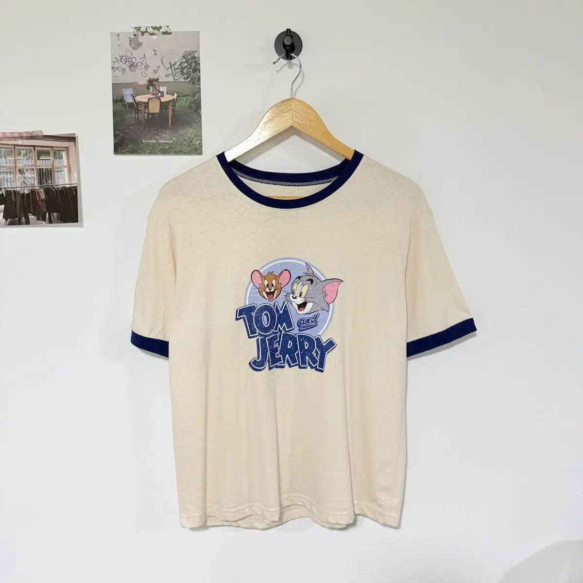 M トムとジェリー ヴィンテージ リンガーTシャツ