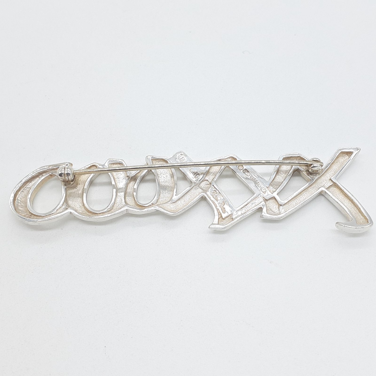 美品 ティファニー TIFFANY&Co. ブローチ ラブ＆キス パロマピカソ 925