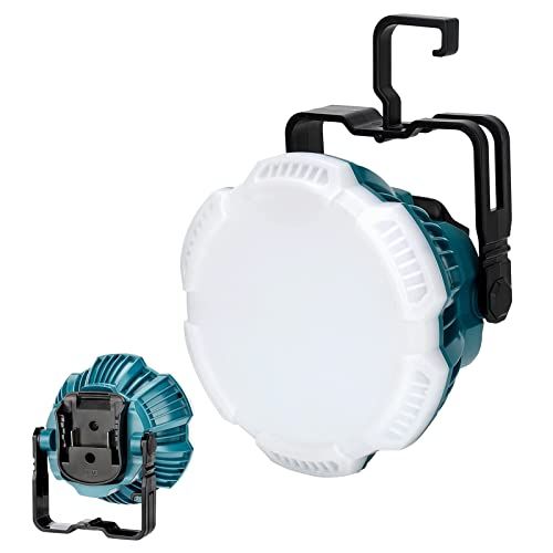 LEDワークライトマキタ18vバッテリ対応クリップオン作業灯 26W 2400LM 高輝度 90°折り畳み可能 ライトヘッドは210°左右回転可能 アウトドア キャンプ 夜間工事 車の修理 非常用 防災 停電対応 地震対策 バッテリ別売(本体 fd15dd37