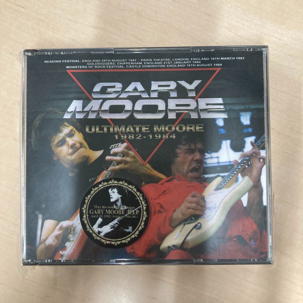 【美品】GARY MOORE ULTIMATE MOORE 1982-1984 ライブCD 廃盤 ゲイリー・ムーア サウンドボード録音 3枚組