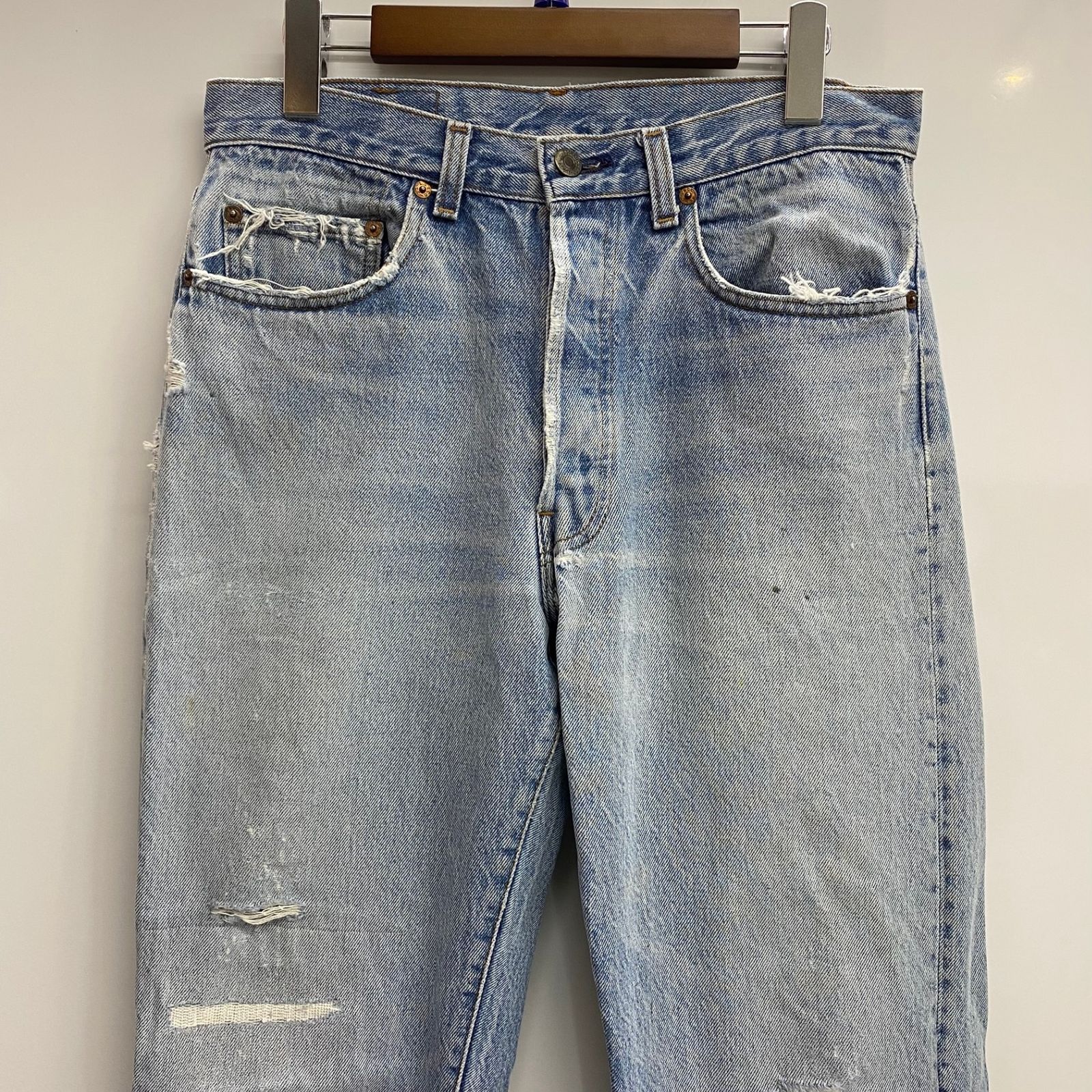 リーバイス Levi's 80's 501 USA製 555刻印 バレンシア製 デニム ブルー W32 L34サイズ 201MB-1439 VB リーバイス Levi's 80's 501 USA製 555刻印 バレンシア製 デニム ブルー W32 L34サイズ 201MB-1439 VB