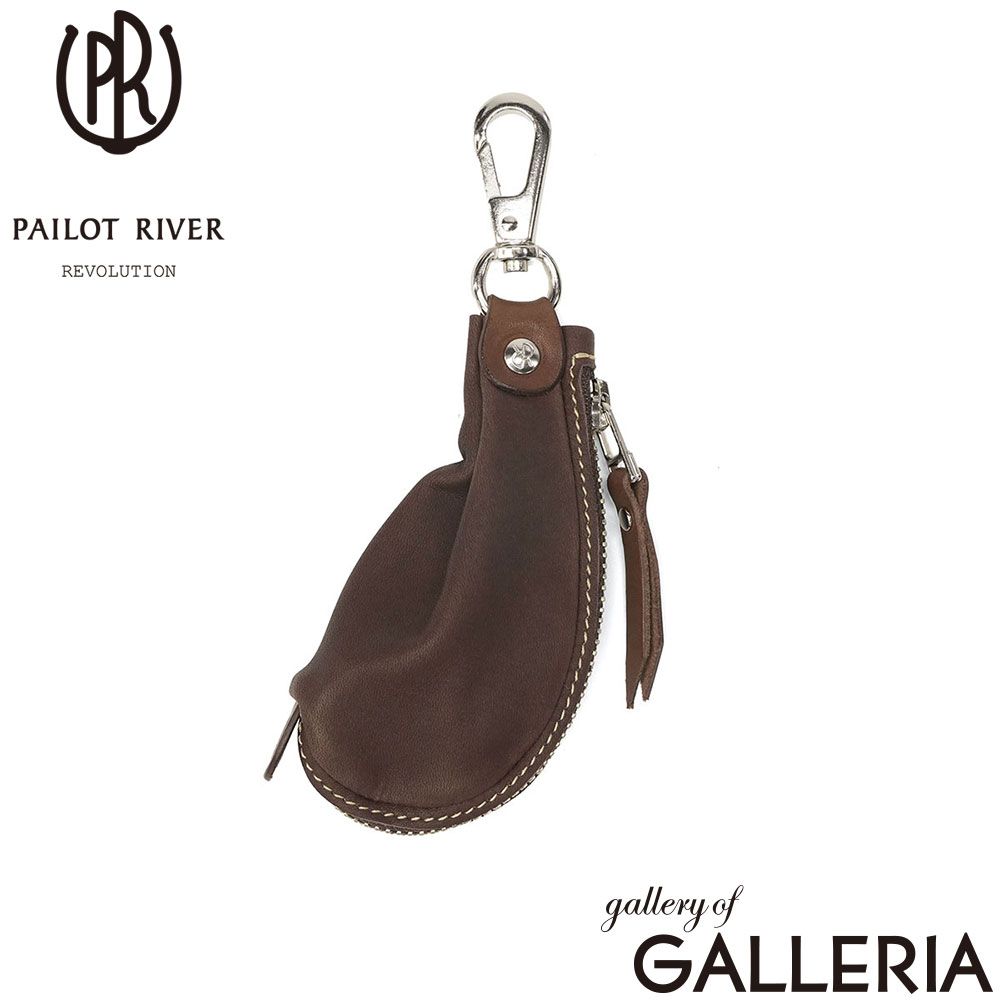 【正規取扱店】 パイロットリバー キーケース メンズ ブランド PAILOT RIVER コンパクト 本革 革 大人 スマートキー プレゼント 男性 ファスナー 鍵 鍵入れ 日本製 グローブレザー キーバッグ PR-KB-N グローブレザーダークブラウン