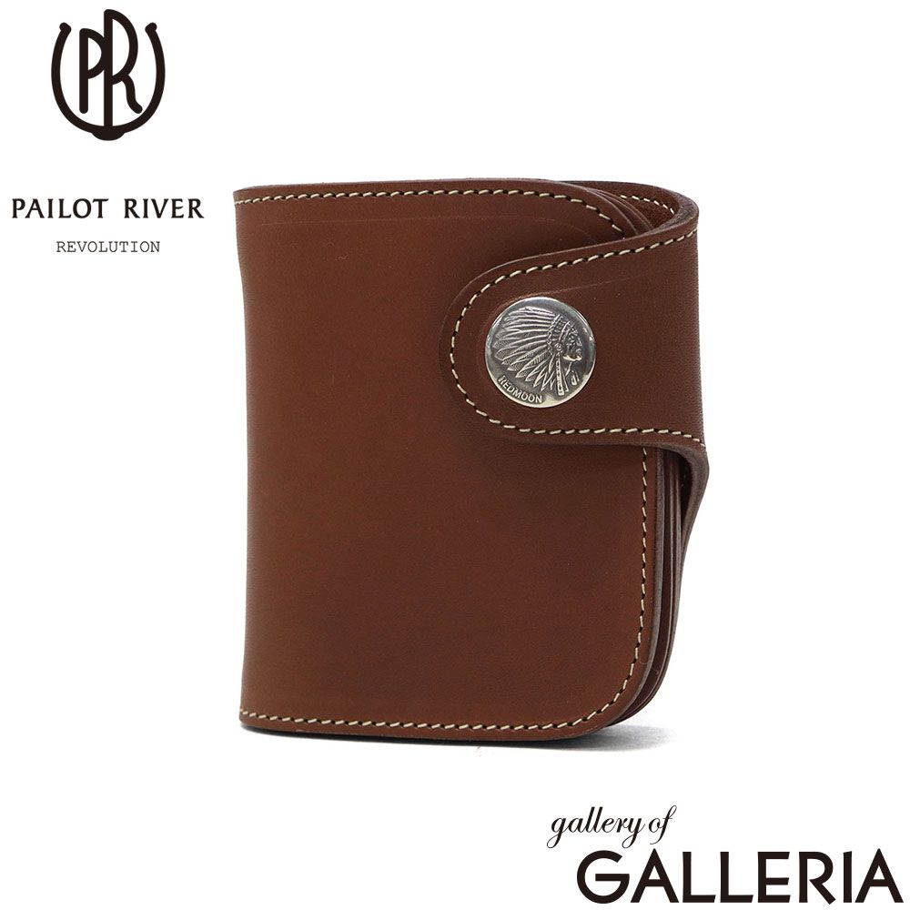 【正規取扱店】 パイロットリバー 二つ折り財布 メンズ レディース PAILOT RIVER 本革 レザー 小さい 小銭入れ 札 上品 カジュアル 日本製 ショートウォレット ホースライディングウォレット PR-HR01-Z オイルレザーダークブラウン