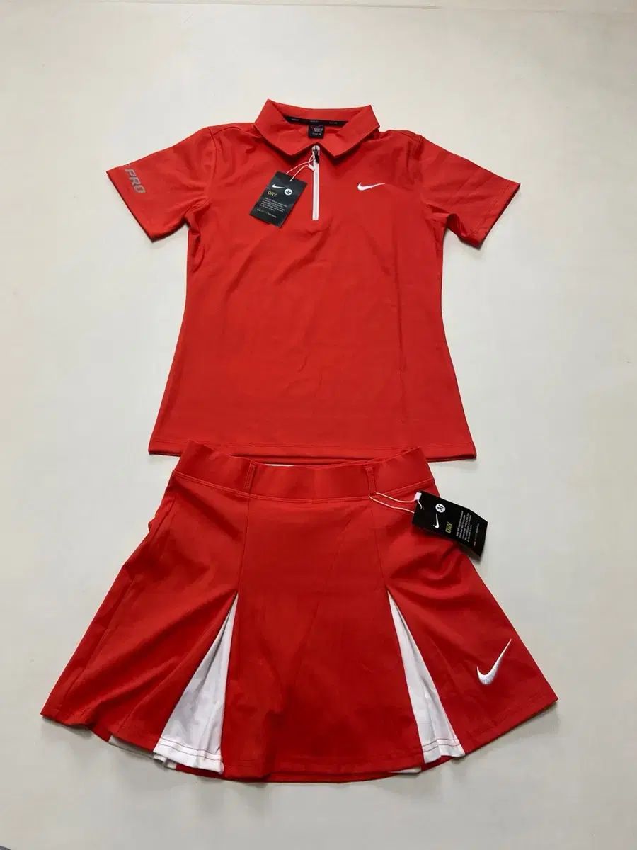 NIKE ナイキ ゴルフウェア 上下セット レッド
