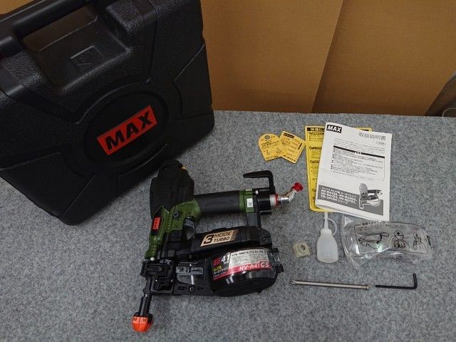 【未使用品】 MAX マックス ねじ打機 ターボドライバ HV-R41G5-MG ミリタリーグリーン ZT92288 高圧 限定カラー