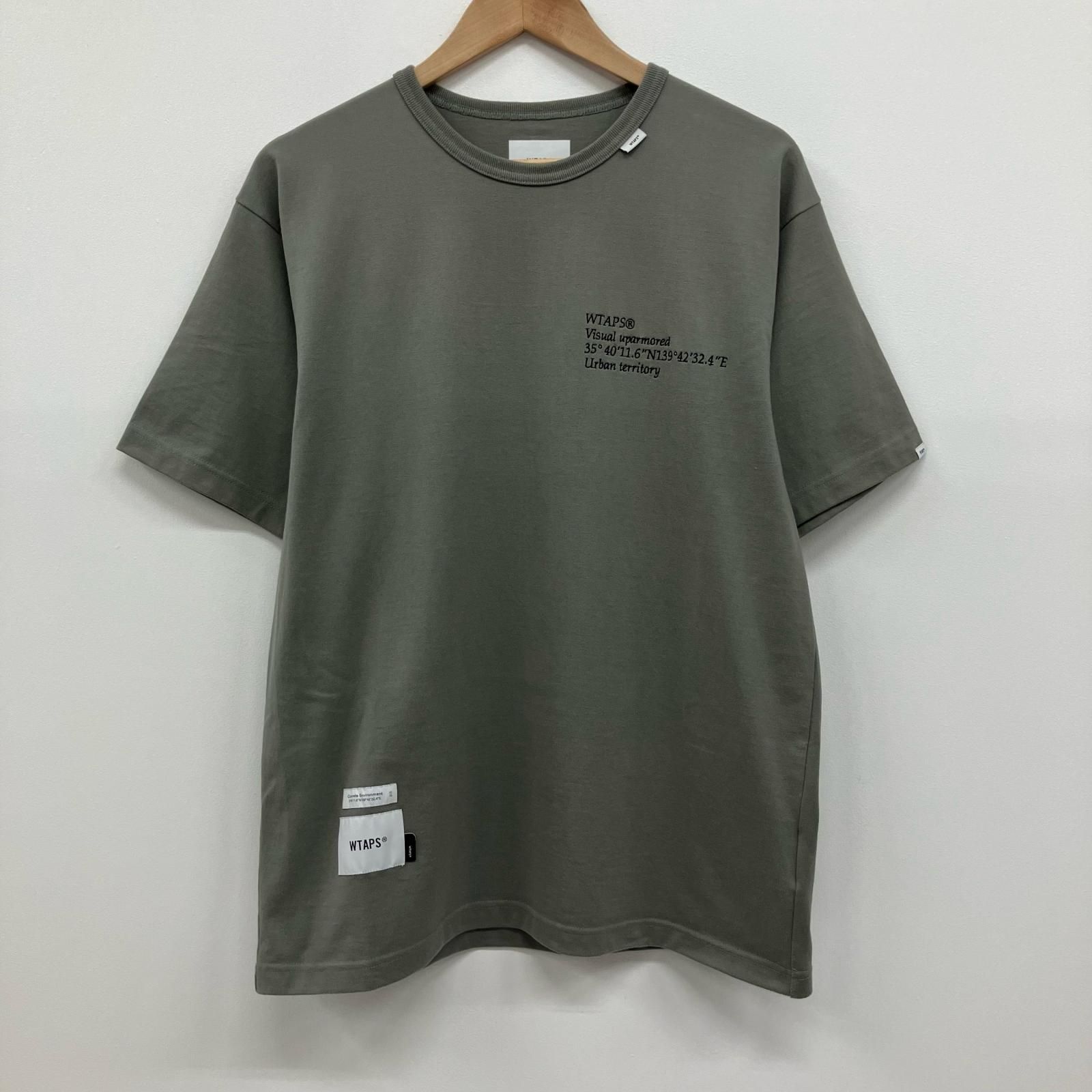 【イオン広店】 中古 W)TAPS | ダブルタップス 半袖Ｔシャツ INSECT 03 SS COPO TEE 211ATDT-CSM19 カーキ サイズ：2 【104】