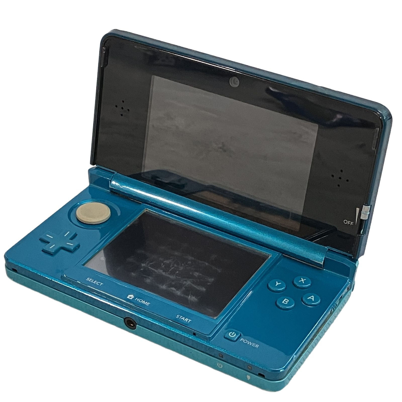 任天堂 Nintendo ニンテンドー3DS CTR-001 本体 アクアブルー 携帯ゲーム機 中古 C11149405