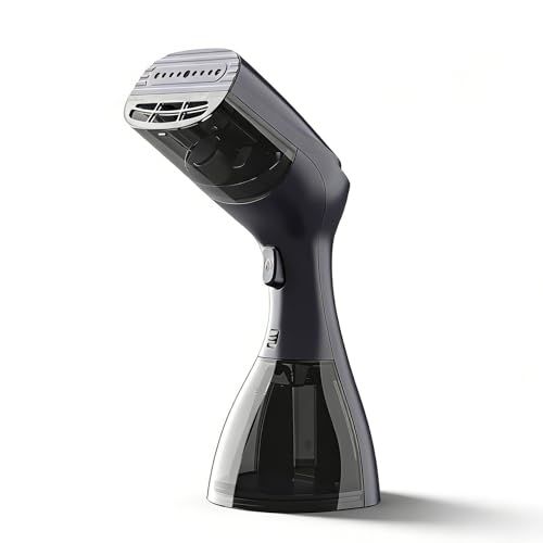 Morus V3 吸着式衣類スチーマー スチームアイロン 香り付け機能 PSE 認証済み 時短ケア ピタッとシワ伸ばし 除菌・脱臭・花粉ケア対応 350ml 大容量タンク 自立式設計 アイロン台不要 片手操作 (アッシュネイビー)t