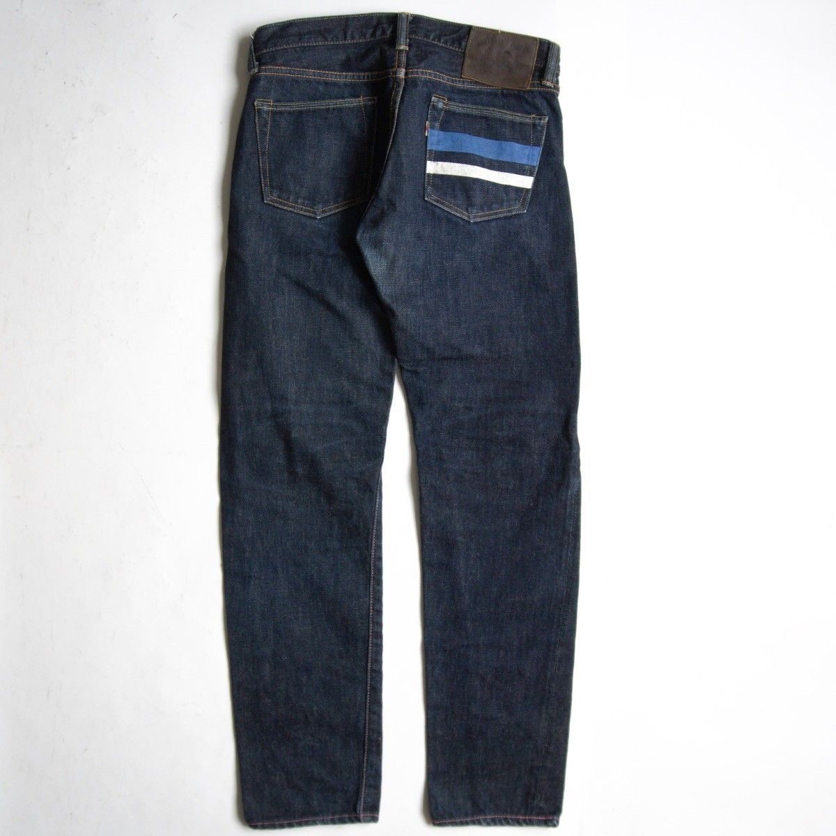 【味野本店 限定】 桃太郎ジーンズ【AJ-SKMB 出陣レーベル スリム ボタンフライ】W32 デニムパンツ s2605002 【味野本店 限定】 桃太郎ジーンズ【AJ-SKMB 出陣レーベル スリム ボタンフライ】W32 デニムパンツ s2605002