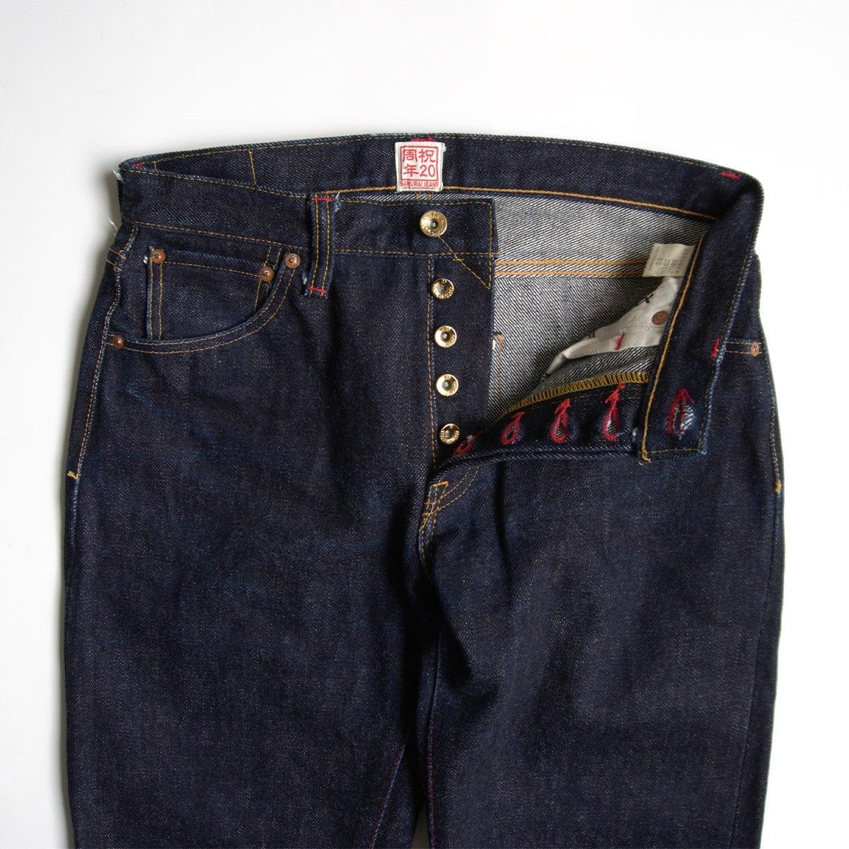 【美品/20周年記念】 SAMURAI JEANS【S5000XX 25oz 風林火山 セルビッチ デニムパンツ】32 サムライジーンズ 26050014