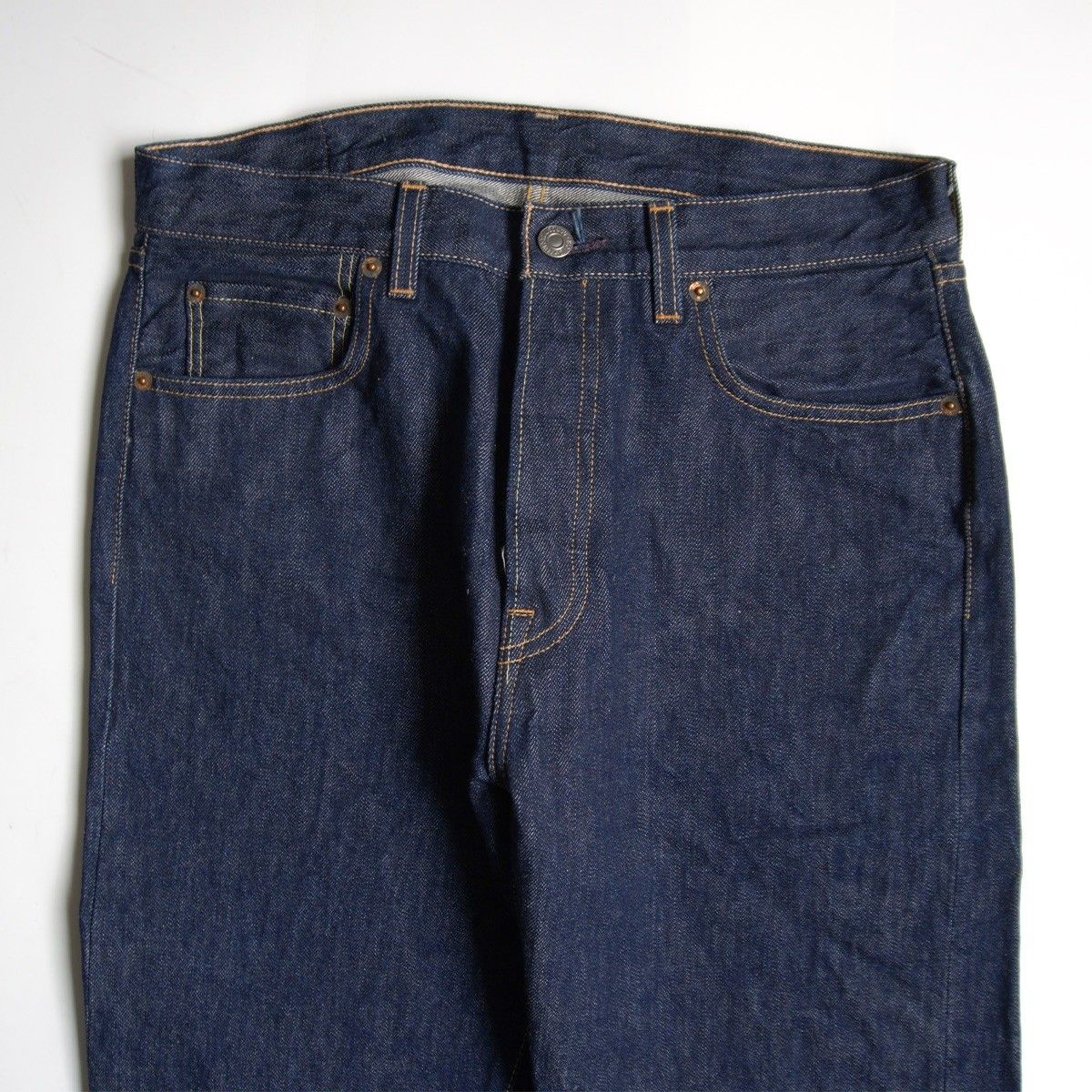 【美品濃紺/アメリカ製】 LEVI'S VINTAGE CLOTHING【 66501 / 501XX ビッグE デニムパンツ 】33×36 リーバイス wl 26050039