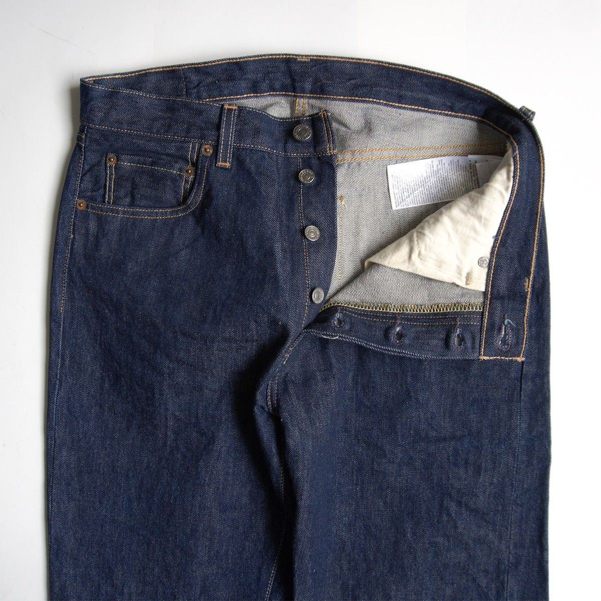 【美品濃紺/アメリカ製】 LEVI'S VINTAGE CLOTHING【 66501 / 501XX ビッグE デニムパンツ 】33×36 リーバイス wl 26050039