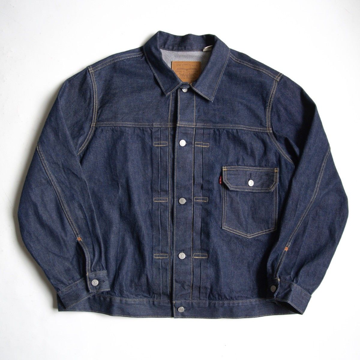 【美品/ビッグサイズ/Tバック】 LEVI'S PREMIUM【 TYPE I トラッカー デニムジャケット 】XXL 1st ファースト リーバイス 26050082