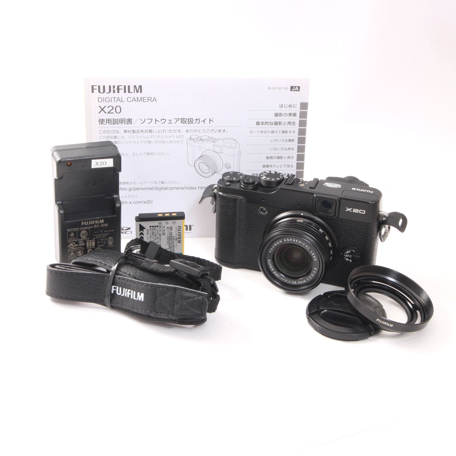 FUJIFILM フジフィルム X20 ブラック コンパクトデジタルカメラ - メルカリ