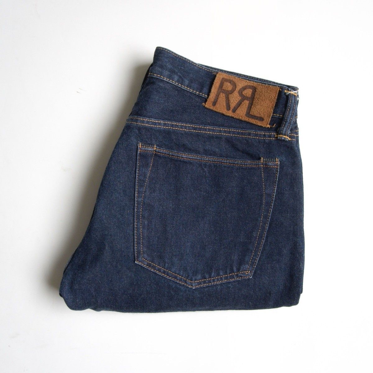 【美品】RRL【SLIM FIT JEANS】32×32 アメリカ製 スリムフィットジーンズ デニムパンツ 26050020