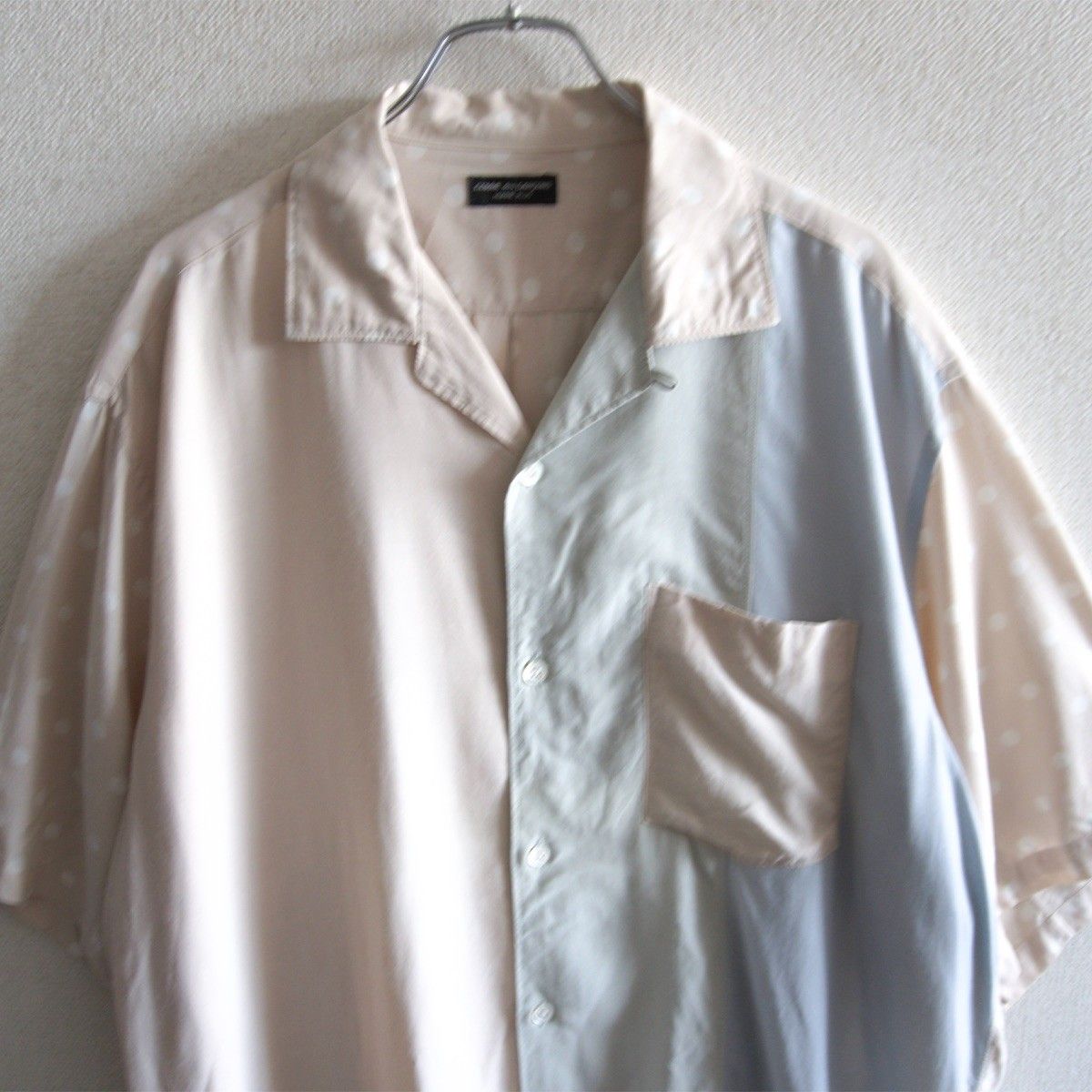 【90s/アーカイブ】COMME des GARCONS HOMME【オープンカラー レーヨンシルク シャツ】 コムデギャルソン オム s2605011 【90s/アーカイブ】COMME des GARCONS HOMME【オープンカラー レーヨンシルク シャツ】 コムデギャルソン オム s2605011