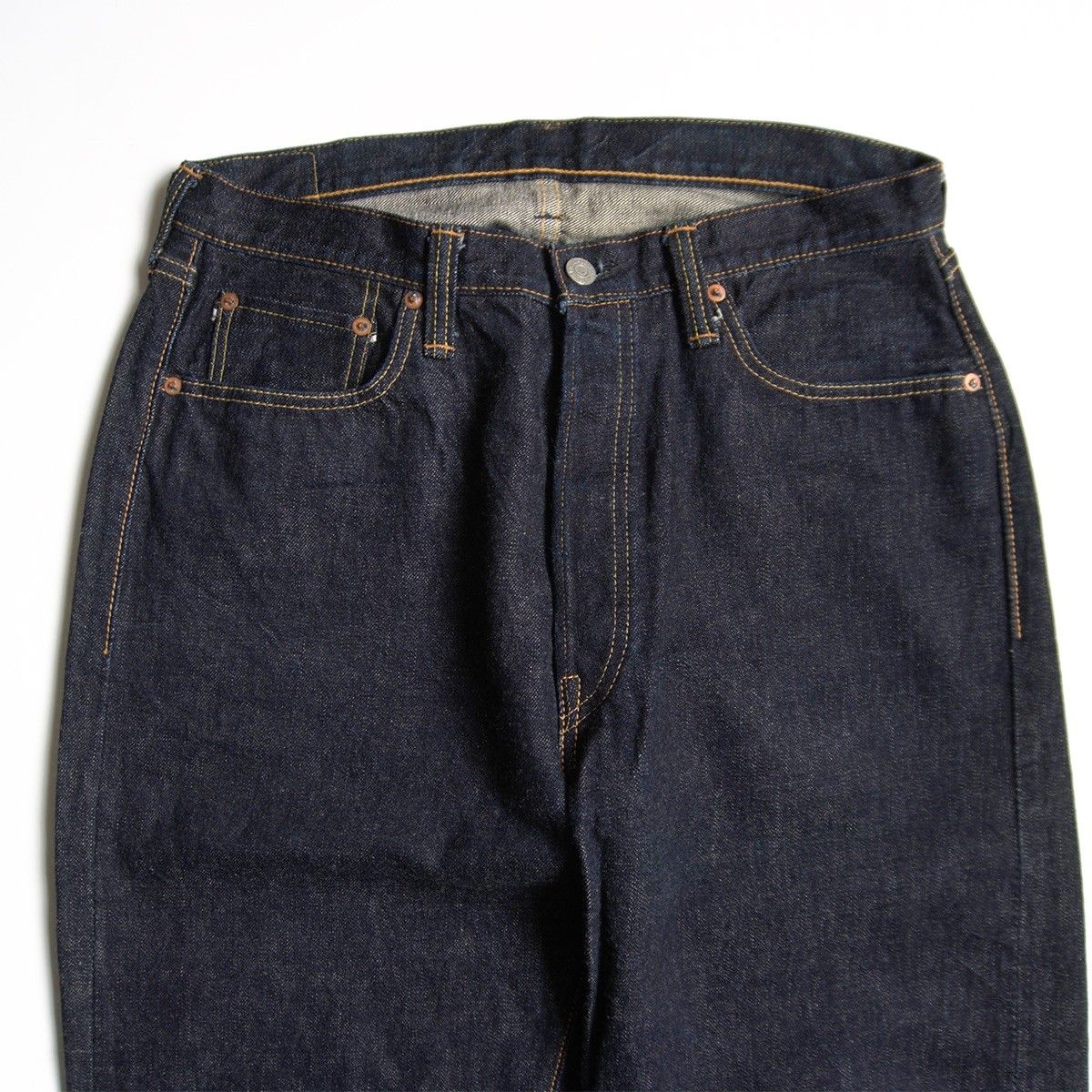 美品/濃紺】 FULLCOUNT【0105XX Wide Denim Heavy Oz デニムパンツ】33