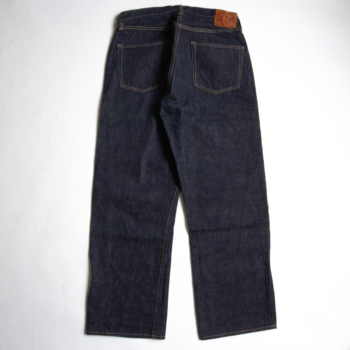 【美品/濃紺】 FULLCOUNT【0105XX Wide Denim Heavy Oz デニムパンツ】33×34 フルカウント 26050078