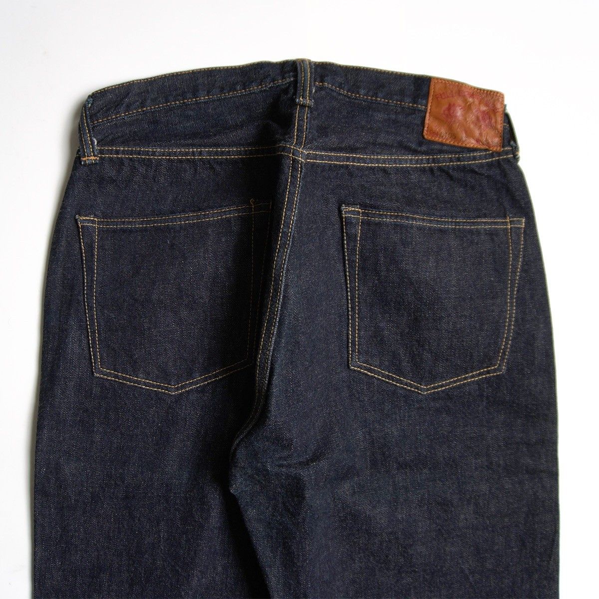 【美品/濃紺】 FULLCOUNT【0105XX Wide Denim Heavy Oz デニムパンツ】33×34 フルカウント 26050078