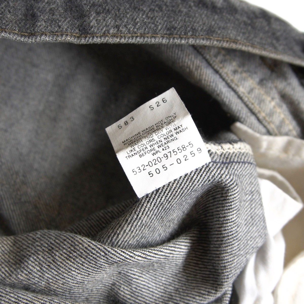 【先染め/状態良好】 LEVI'S 【80s/505 ブラックデニム デニムパンツ】36×34 リーバイス アメリカ製 80年代 wl 26050041 【先染め/状態良好】 LEVI'S 【80s/505 ブラックデニム デニムパンツ】36×34 リーバイス アメリカ製 80年代 wl 26050041