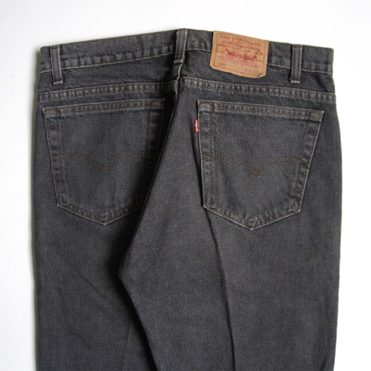 【先染め/状態良好】 LEVI'S 【80s/505 ブラックデニム デニムパンツ】36×34 リーバイス アメリカ製 80年代 wl 26050041 【先染め/状態良好】 LEVI'S 【80s/505 ブラックデニム デニムパンツ】36×34 リーバイス アメリカ製 80年代 wl 26050041