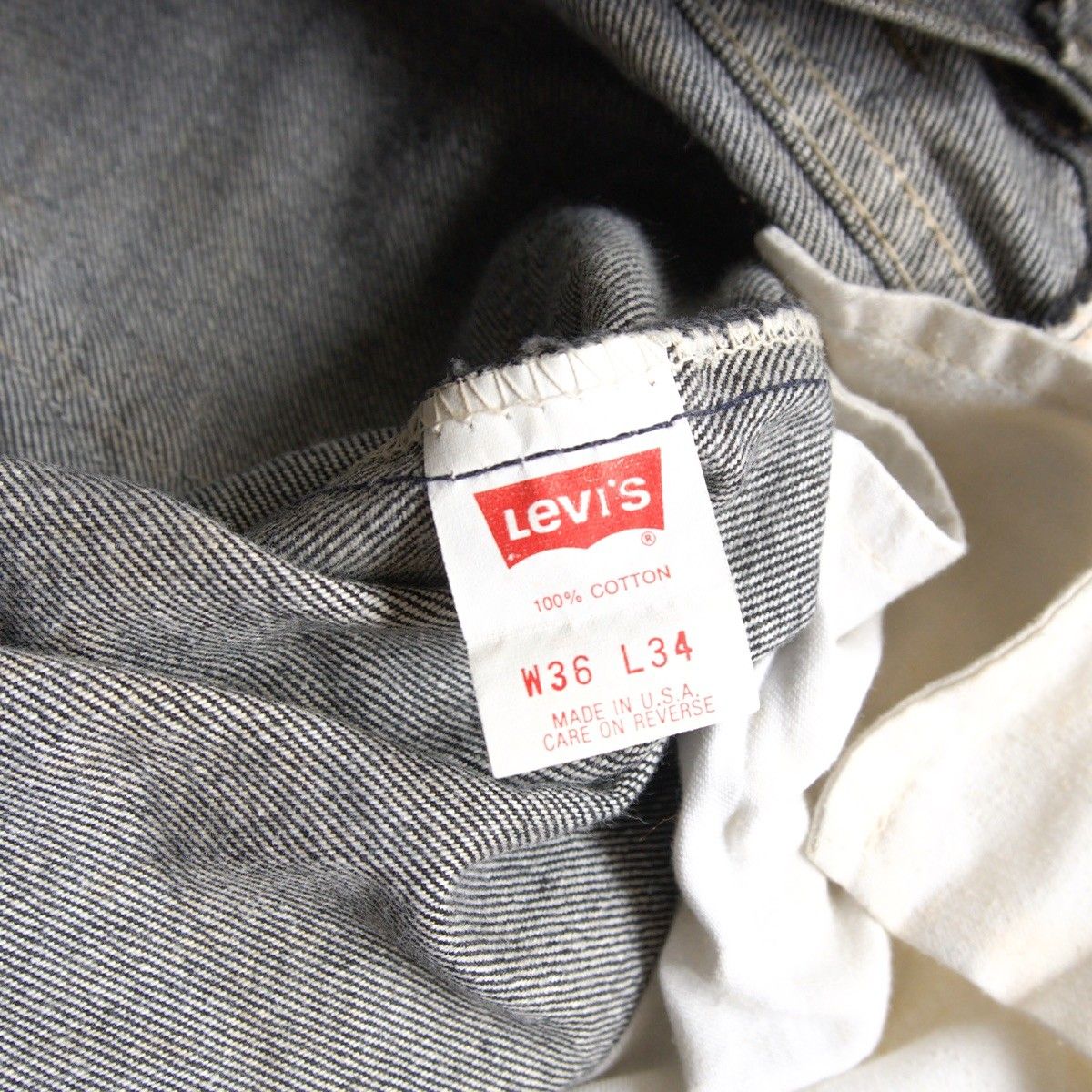 【先染め/状態良好】 LEVI'S 【80s/505 ブラックデニム デニムパンツ】36×34 リーバイス アメリカ製 80年代 wl 26050041 【先染め/状態良好】 LEVI'S 【80s/505 ブラックデニム デニムパンツ】36×34 リーバイス アメリカ製 80年代 wl 26050041